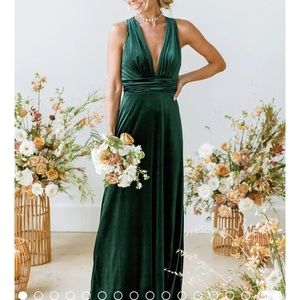 Revelry Emerald Bridesmaid Dress 6